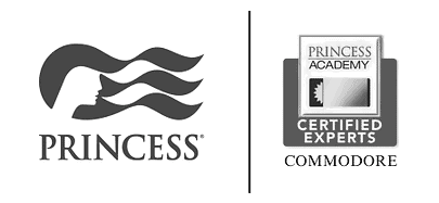 About Princess Cruises logo and NextStop Travel by Tracy branding.